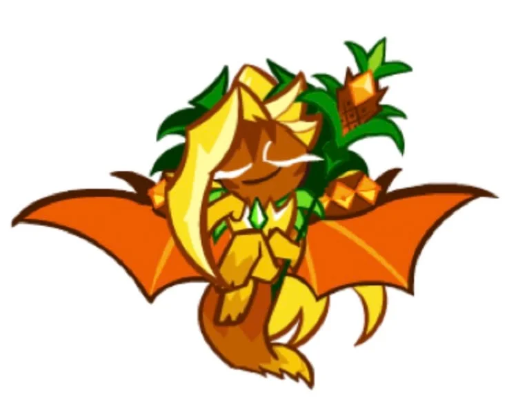 Ananas Dragon Cookie