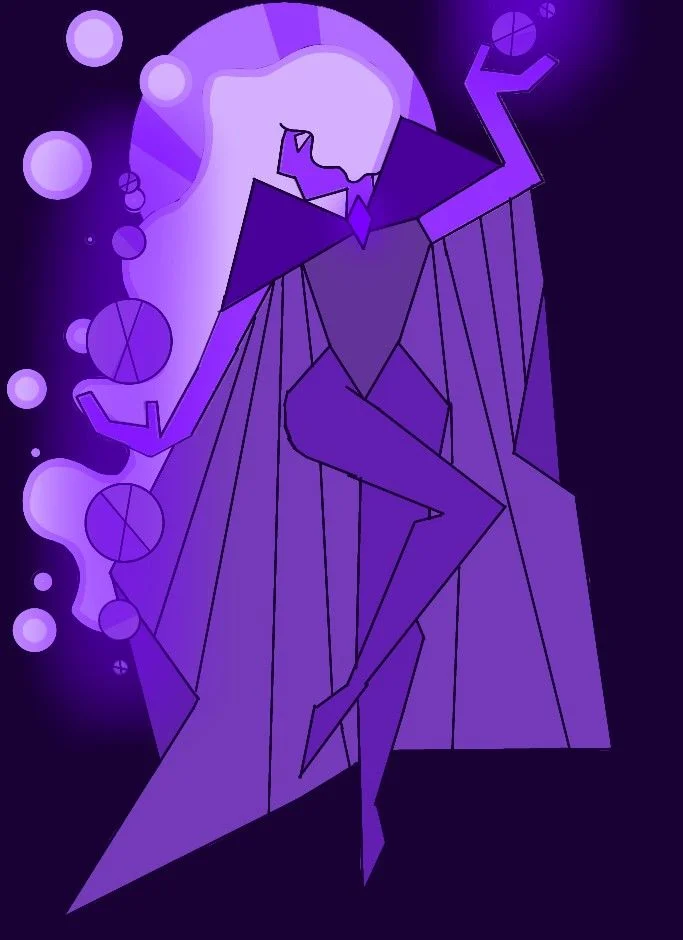 Diamante morado