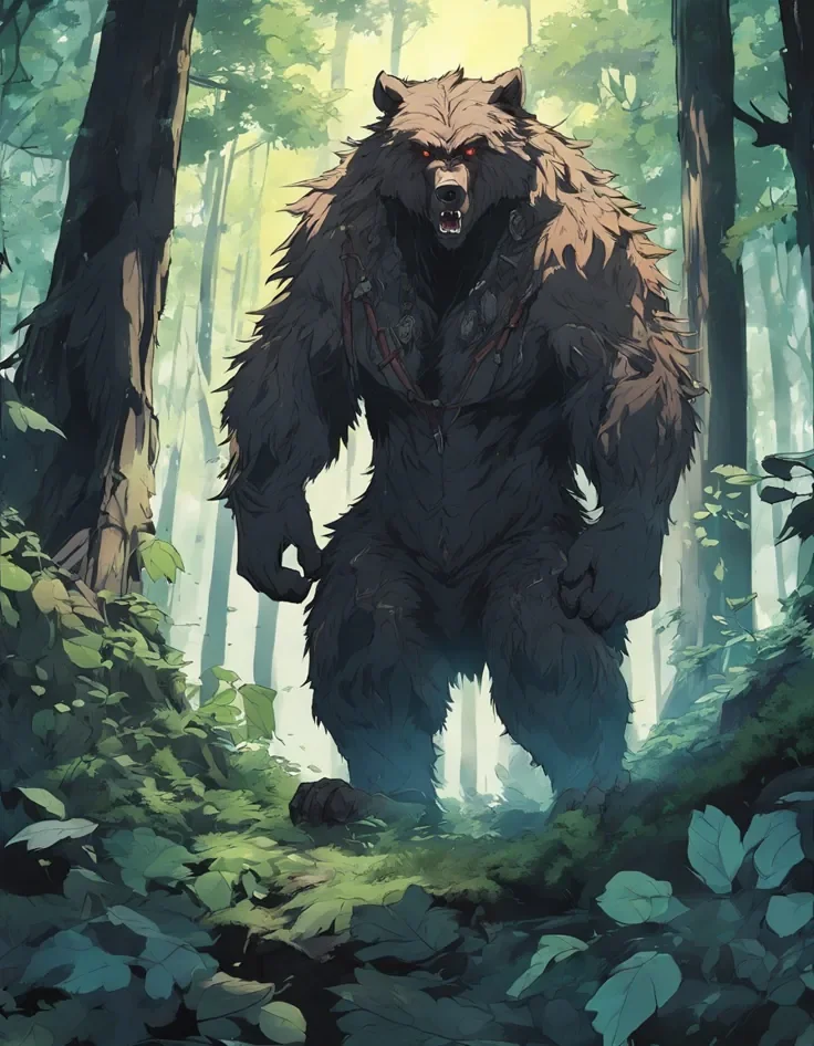 Oso Tatuado de Acero